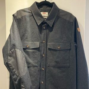 Fjallraven Övik wool button down shirt